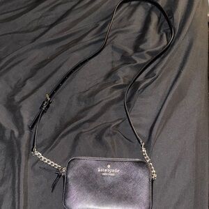 Kate Spade Black Crossbody with Chain Strap